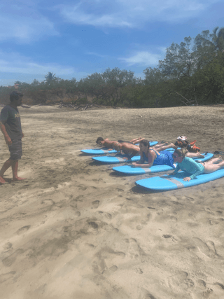 Surf lessons with Javi